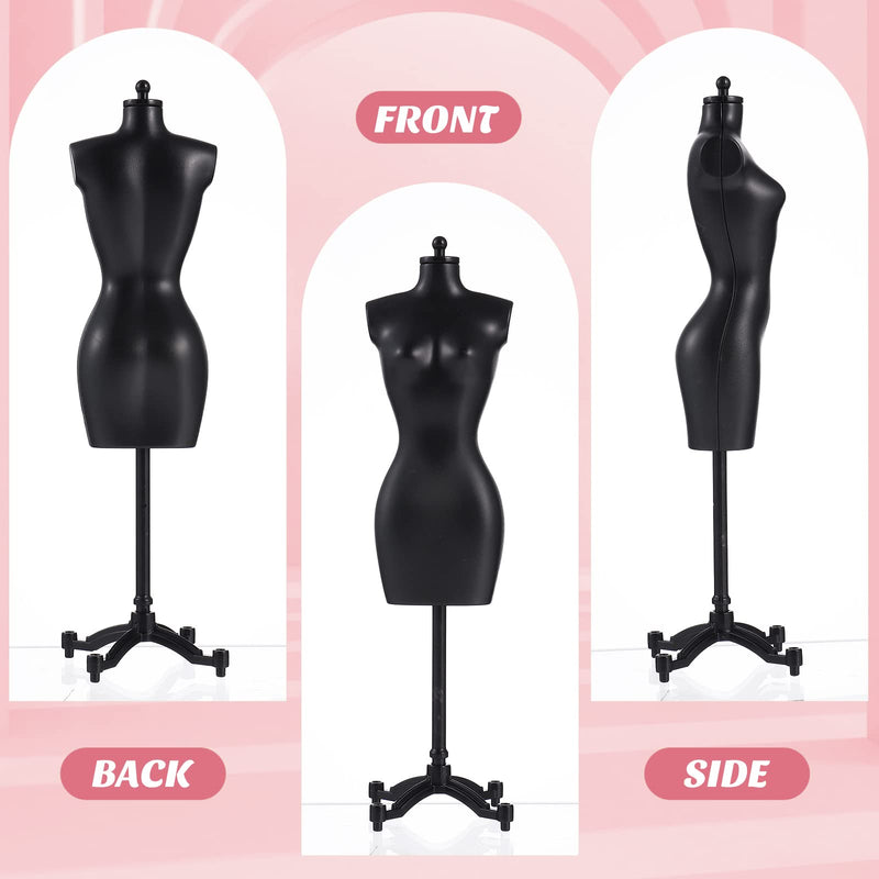 ARTIBETTER 6pcs Doll Dress Form Cloth Gown Display Support Holder Toy Mannequin Model Stand Accessories for Doll Dresses Dollhouse Decoration - NewNest Australia