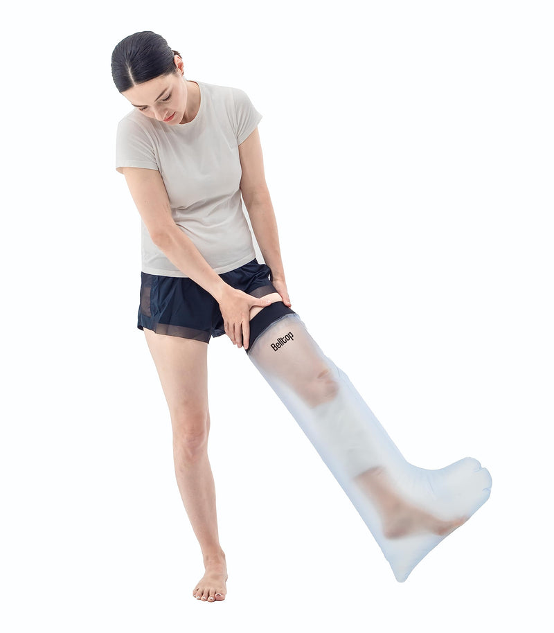 Long Waterproof Leg Protector For Plaster Bandages (Bath Or Shower). Reusable, Non-Slip And Waterproof Dry Bandage Cover: Fracture (Crutches), Wound, Burn Or Tattoo - NewNest Australia