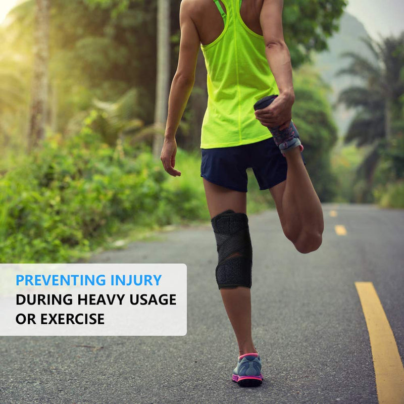 ABYON Knee Braces for Knee Pain with Side Stabilizers for Man Women.Effective Relieves Meniscus Tear,ACL, LCL, MCL,Arthritis.Non Slip Adjustable Knee Support for Joint Pain Relief,Injury Recovery 2X-Large/3X-Large (Pack of 1) Black - NewNest Australia