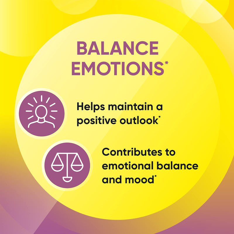 Rescue Balance and Positivity Capsules (30 Day Supply) Saffron, B5 B12 Vitamins, Flower Essences, Vegan Mood Enhancer Capsules for Emotional Balance and Busy Days - NewNest Australia