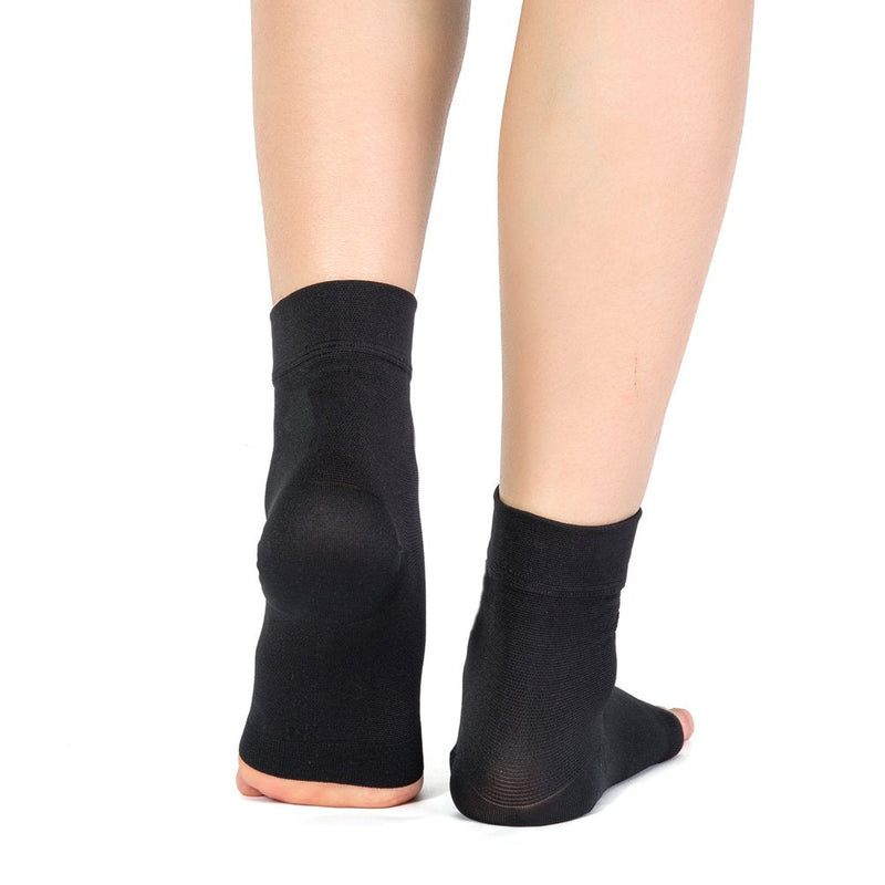 TOFLY® Plantar Fasciitis Socks for Women Men, Truly 20-30mmHg Compression Socks for Arch & Ankle Support, Foot Care Compression Sleeves for Injury Recovery, Eases Swelling, Pain Relief, 1 Pair S Black - NewNest Australia