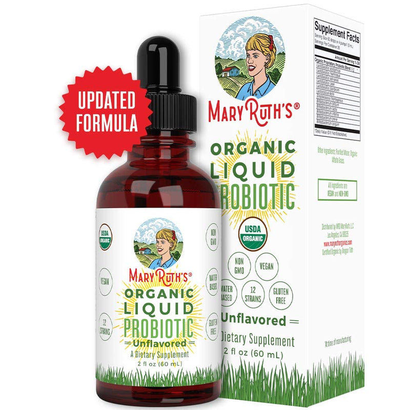 Probiotics for Women Men & Kids | Probiotics for Digestive Health | Acidophilus Probiotic | Gut Health & Immune Support Supplement | Vegan | Non-GMO | Gluten Free | 20 Servings 2 Fl Oz (Pack of 1) - NewNest Australia