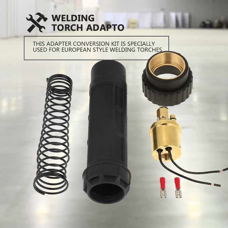 Welding Torch Adapter Kit, Euro Fitting Brass CO2 MIG Welding Torch Adapter Conversion Kit - NewNest Australia