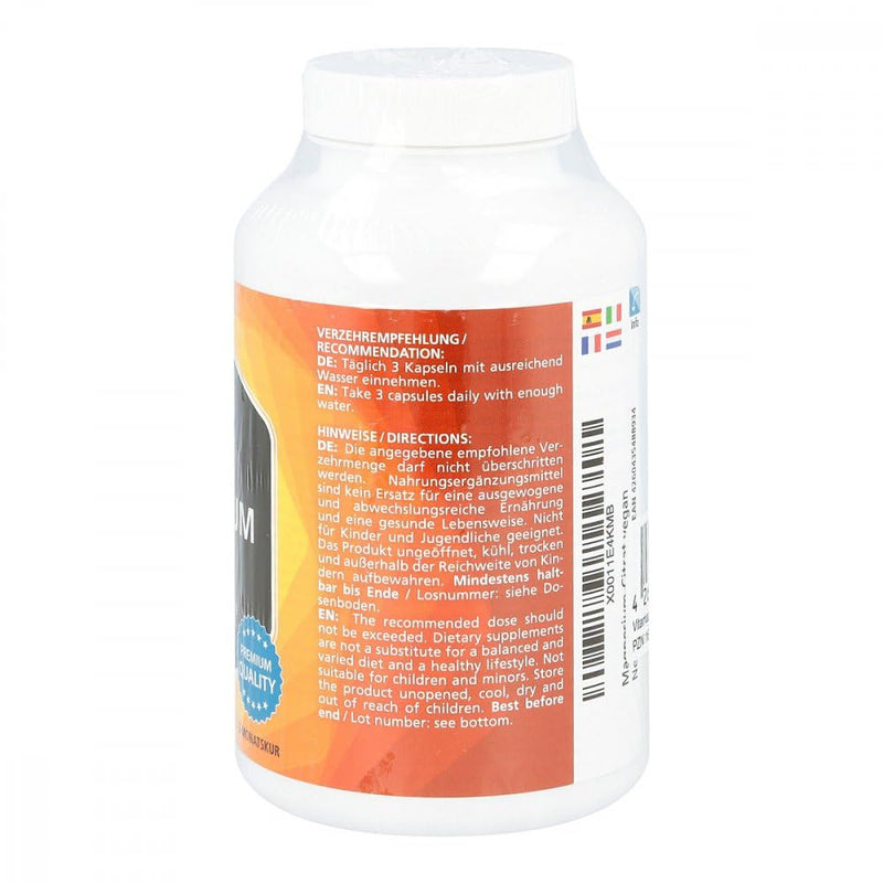 Magnesium citrate 360 mg vegan capsules 180 pieces - NewNest Australia