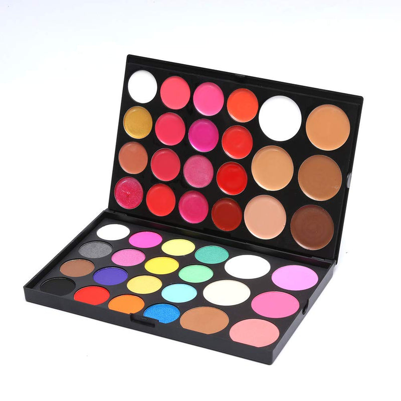 Pro 44 Colors Eyeshadow All In One Makeup Palette Cosmetic Contouring Kit Combination with Blusher/Concealer and Lip Gloss #3 - Ideal for Professional and Daily Use - NewNest Australia