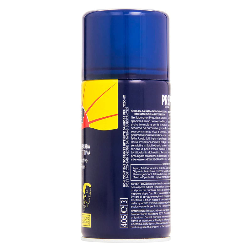 4 x PREP skin-protecting shaving foam, rich and creamy formula for shaving sensitive skin, moisturizes and refreshes, 4 bottles of 300 ml each - NewNest Australia