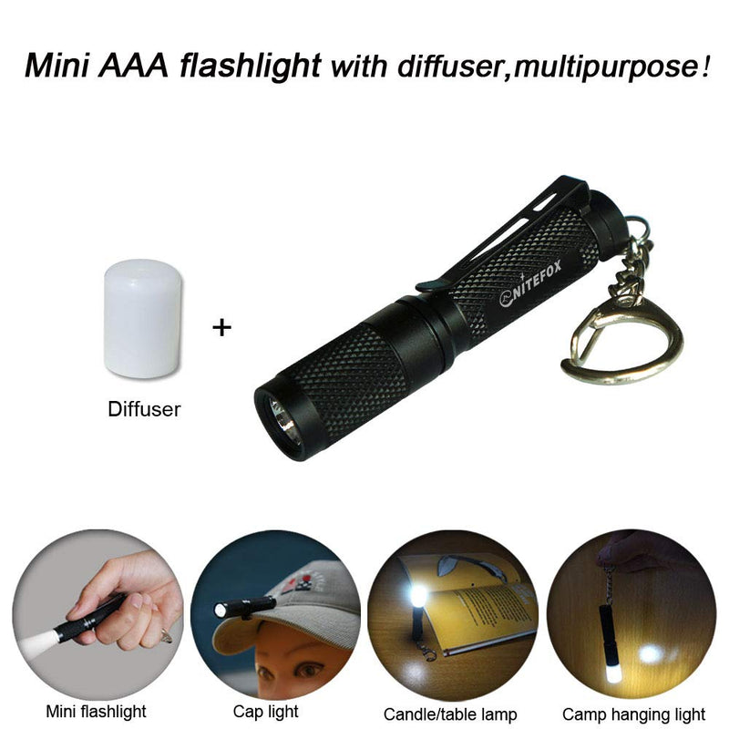 High Bright Keychain Flashlight K3,Supper Bright 150 Lumens,Nice as Everyday Flashlight Lantern Waterproof EDC Light for Emergency Outdoor Dog Walking Kids Parents Gift (black and red 2 flashlights) black and red 2 flashlights - NewNest Australia