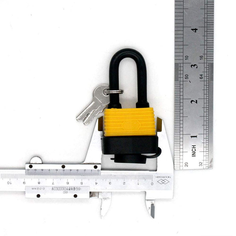 30mm Waterproof Padlock - Ideal for Home, Garden Shed, Outdoor, Garage, Gate Security (2 Pieces Set, Send a Small Password Lock) - NewNest Australia