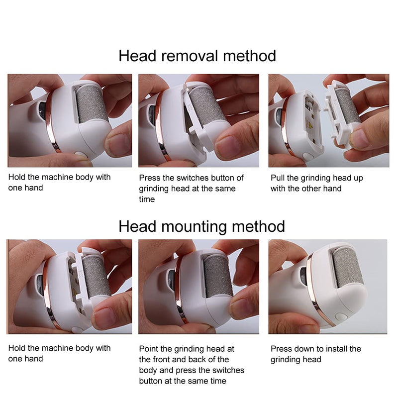 Electric Hard Skin Remover - Callus And Hard Skin Remover Electric Manicure And Pedicure Tool Electronic Foot File Grinder Rechargeable For Removal Of Callus - NewNest Australia