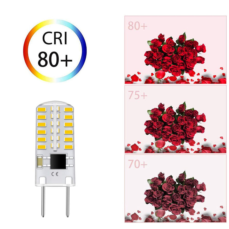 G8 LED Bulb Dimmable, T4 Bi-Pin JCD Type Base, 6000K Daylight White, 20W-25W Halogen Replacement for Under Cabinet Light, Under Counter Kitchen Lighting (6 Pack) Daylight White 6-pack - NewNest Australia