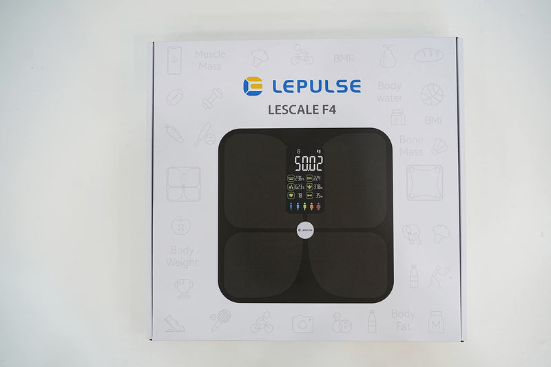 Lepulse Lescale F4 Pro Body Fat Scales With Body Fat And Muscle Mass, Personal Scales With Body Fat Analysis, Body Analysis Scales, Ultra Precision Body Scales, Trend, Large Display, 15 Body Dimensions - NewNest Australia
