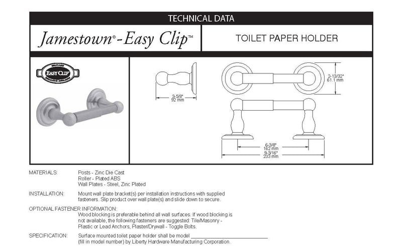 Franklin Brass 127723 Jamestown Bath Hardware Accessory Toilet Paper Holder, Satin Nickel SPRING - NewNest Australia