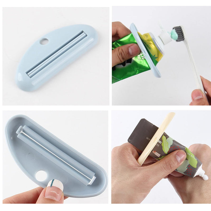 4 Pieces Toothpaste Squeezer Dispenser Clip Tube Toothpaste Squeezer Plastic Toothpaste Clips Toothpaste Cap Dispenser for Toothpaste Hand Cream Cosmetics (4 Color) - NewNest Australia