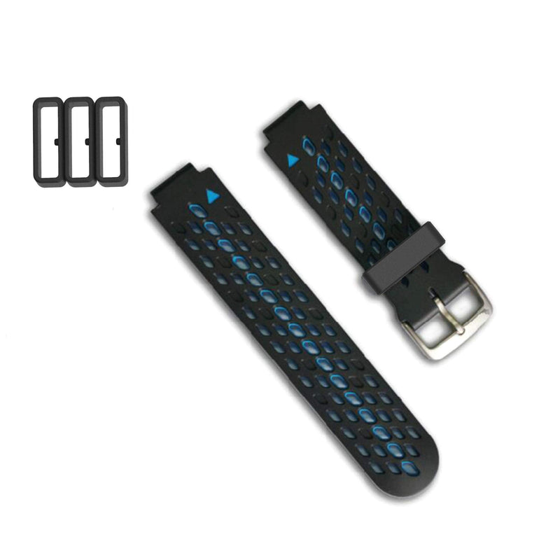 Fastener Rings Compatible with Garmin Forerunner 935 945 Bands Silicone Connector Security Loop Keepers Ring for Forerunner 935 Replacement Band (6-Black+Red) 6-Black+Red - NewNest Australia
