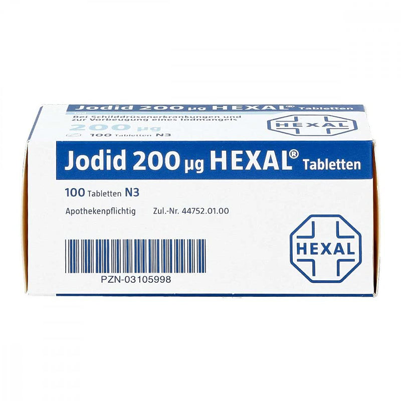 IODIDE 200 HEXAL tablets 100 pcs - NewNest Australia