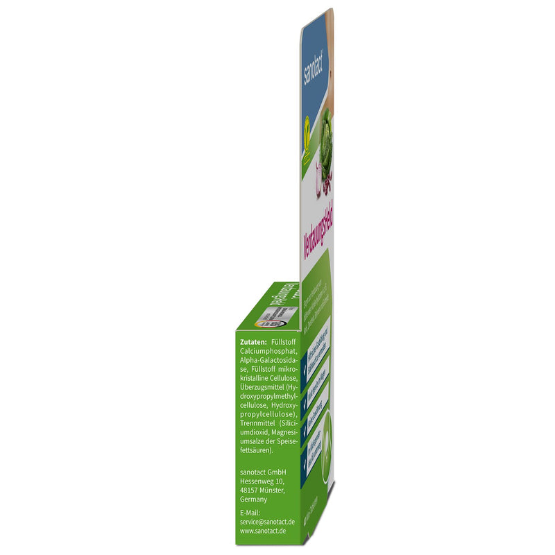 sanotact Digestive Hero • 40 mini tablets • Helps with the digestion of grains, cabbage and legumes • Irritable bowel syndrome tablets promote digestion for bloated stomachs 40 pieces (pack of 1) - NewNest Australia