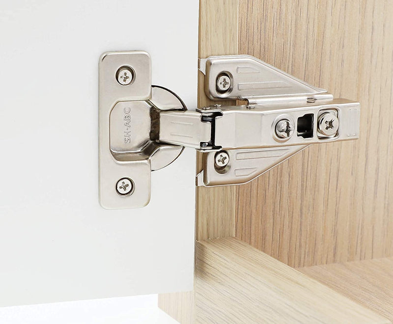 DecoBasics 1/2" Overlay Soft Close Cabinet Hinges for Kitchen Cabinets (2 PCS)- 105° Face Frame Concealed Cabinet Door Hinge -3 Way Adjustability -Clip on Plate & Matching Screw 4 Easy Installation 2 - NewNest Australia