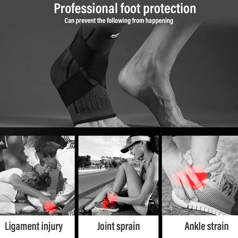 1 Pair Ankle Brace for Men and Women, Adjustable Ankle Brace, Ankle Brace for Sports, Joint Pain - NewNest Australia