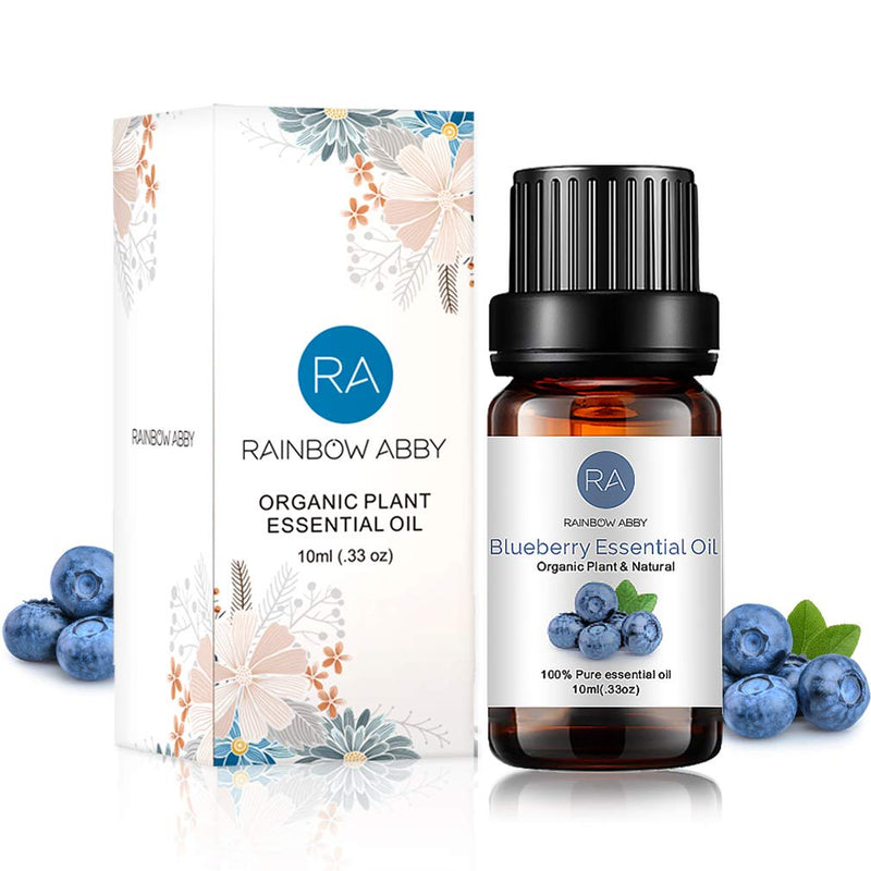 Blueberry Essential Oil 100% Pure Oganic Plant Natrual Flower Essential Oil for Diffuser Message Skin Care Sleep - 10ML Blueberry - NewNest Australia
