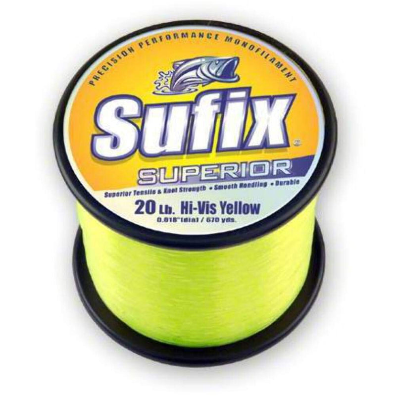 Sufix Superior 1/4-Pound Spool Size Fishing Line (Yellow, 30-Pound) - NewNest Australia