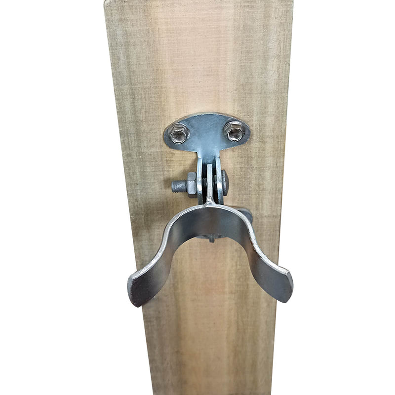 1-3/8" Flat Back Wall Mount Fork Gate Latch - Gate Latch Hardware with Screws or Lag Bolt for Gate Frames, Easily Mounts to Wooden Gate Post or Wall 1 1-3/8inch - NewNest Australia