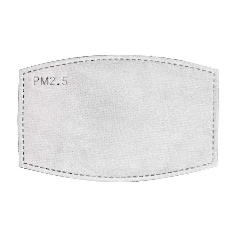Safe+Mate (10 Pack) PM 2.5 Carbon Filter Replacement Inserts for Adult Cloth Masks (S/M) (L/XL) - 5 Layer Filters - NewNest Australia