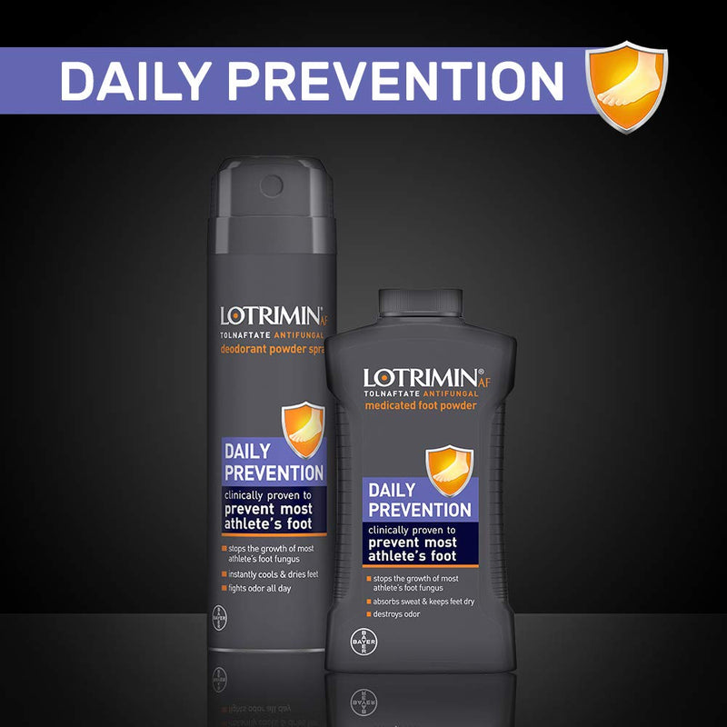 Lotrimin Athlete's Foot Daily Prevention Medicated Foot Powder Bottle, 3 Ounce - NewNest Australia