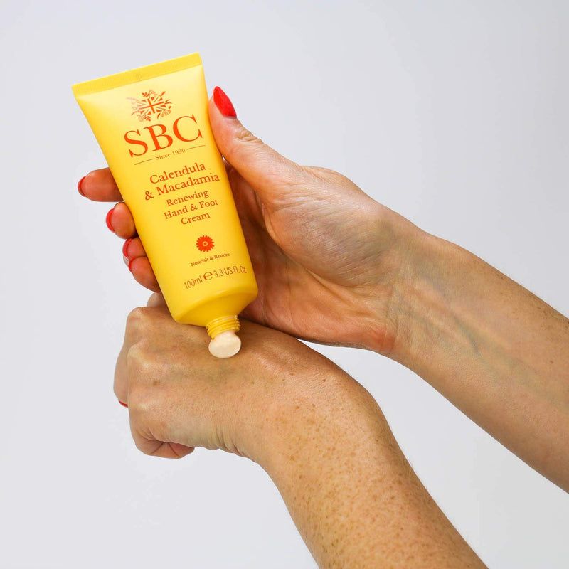 SBC Calendula & Macadamia Renewing Hand & Foot Cream 100ml - NewNest Australia