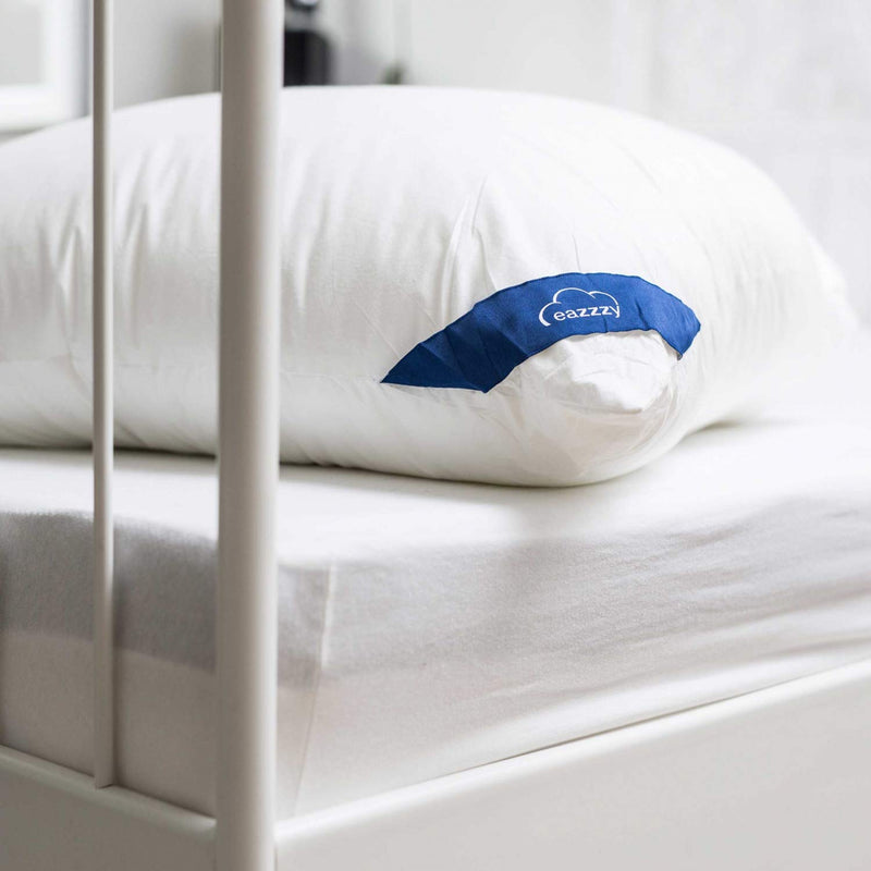 Genius Eazzzy Pillow 80 X 80 Cm - Orthopedic Sleeping Pillow For Peaceful Sleep With Allergy Sufferers Cover Made Of Aloe Vera + Milk Fibers Washable And Suitable For Tumble Dryer - NewNest Australia