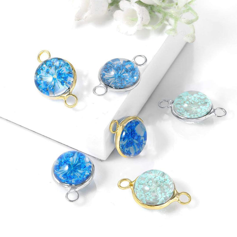 30PCS Clear Glass Cabochons 1 Inch Dome Tile Clear Glass Pebbles Non-Calibrated Round Gems for Crafts, Cameo Pendants, Photo Jewelry, Rings, Necklaces - NewNest Australia
