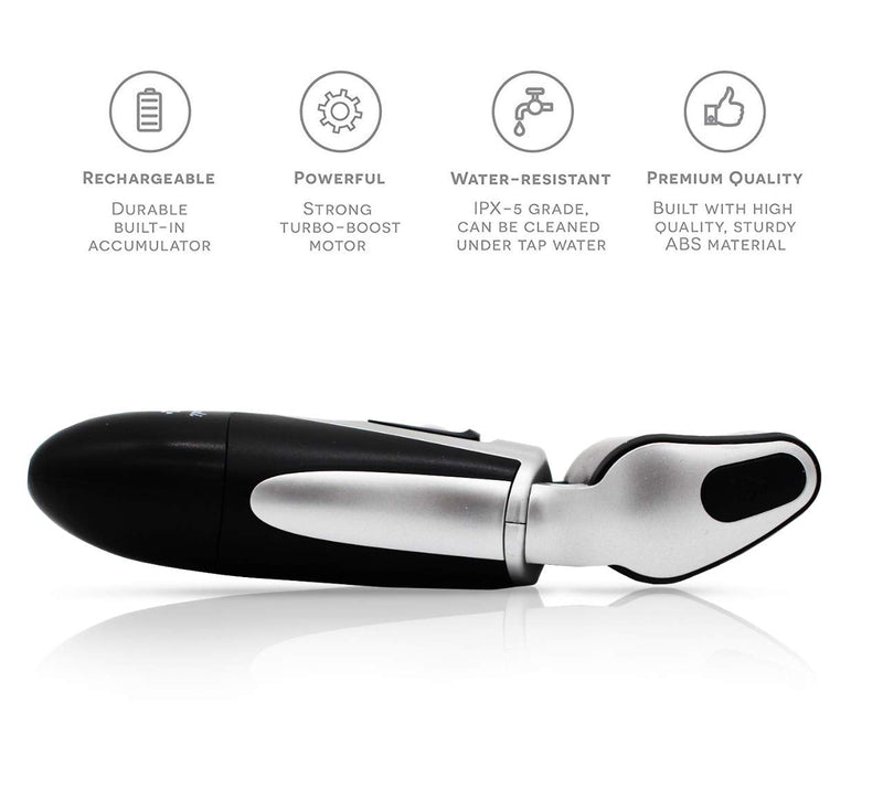 Electric Rechargeable Hard Skin Remover - Pedicure Foot File, Professional 3X Powerful Callus Remover for Dead Hard Cracked Skin, Coarse and Fine 2 Extra Rollers & Charging USB - NewNest Australia