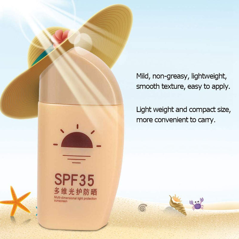 30 g SPF 35+ Sunscreen Optimum Protection, Golden Tinted Cream Limits Hyperpigmentation and Protects Scars, Moisturizing Waterproof Sunblock Cream - NewNest Australia