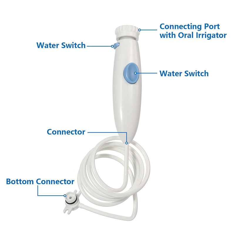 Water Flosser Oral Irrigator Oral Irrigator Replacement Tube Hose Handle Replacement for WP-100 Sunlera - NewNest Australia