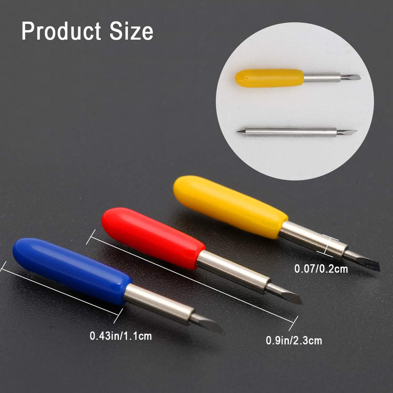 20 PCS 3rd Party Accessory Blades for Cricut, Luxiv Replacement Blade for Cricut Explore Air 2 Air, 10P 45°Blade for Cricut 5P 30°Cricut Replacement Blade for Expression 5P 60° Cutting Blades 20 - NewNest Australia