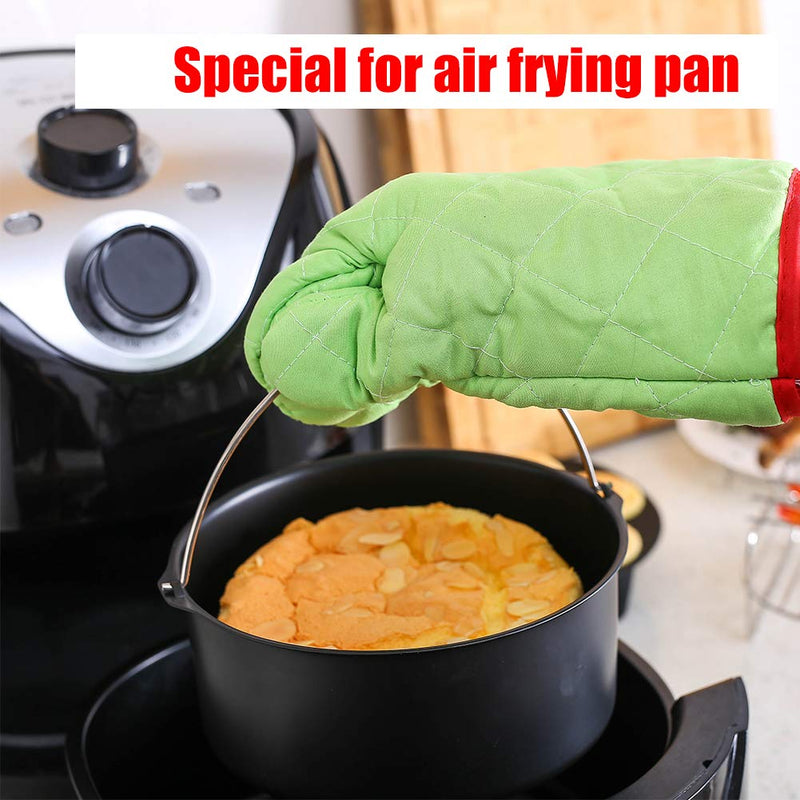 2pcs/set Universal Air Fryer Accessory set Steel Pizza Pan Baking Cake Barrel For Gourmia 6 inch - NewNest Australia