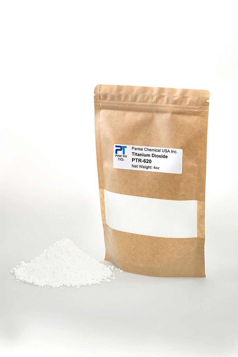 PTR-620 Titanium Dioxide TiO2 | Soap Making, Crafts, Paints and Pigment Colorant | Resealable Pouch 16oz 8oz 4oz (0.25lb/4oz) 0.25lb/4oz - NewNest Australia