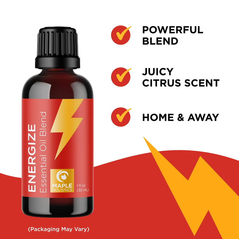 Citrus Essential Oils Blend for Diffuser - Invigorating Citrus Oil Diffuser Essential Oils with Energizing Lemon Orange and Lime Essential Oil - Pure Aromatherapy Oils for Diffuser Citrus Blend Oil Energize - NewNest Australia