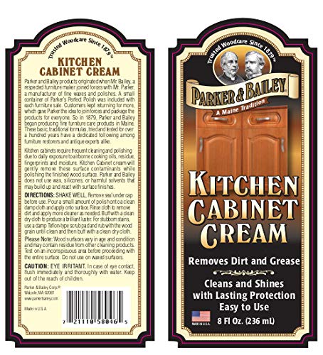 Parker & Bailey Kitchen Cabinet Cream 8oz, 8 ounces, White - NewNest Australia