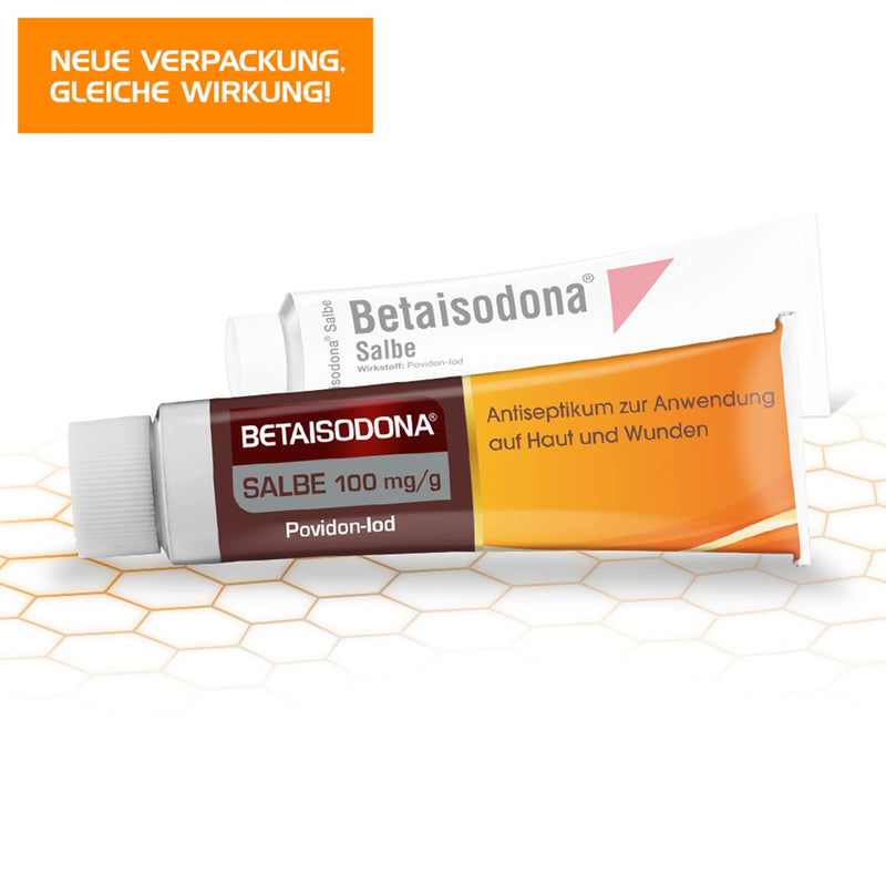 Betaisodona® ointment 25 g wound disinfection for adults and children aged 1 year and over, wound disinfectant without alcohol with PVP iodine - does not burn 25 g (pack of 1) - NewNest Australia