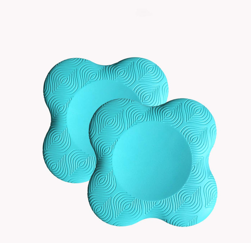 Zealtop Yoga Knee Pad Cushion Extra Thick for Knees Elbows Wrist Hands Head Foam Yoga Pilates Work Out Kneeling pad Lake blue - NewNest Australia