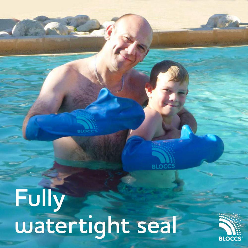 Bloccs - Short Waterproof Cast Arm Protector - #ASA70 - Adult Adult - Short Arm Protector - NewNest Australia