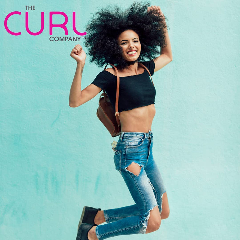 The Curl Company Enhance and Ideal Curl Cream (50 ml Travel Size Mini) - Activates and Elongates Curls and Adds Shine to the Hair - Professionally Formulated with Curplex and Nourishing Moringa Oil - NewNest Australia