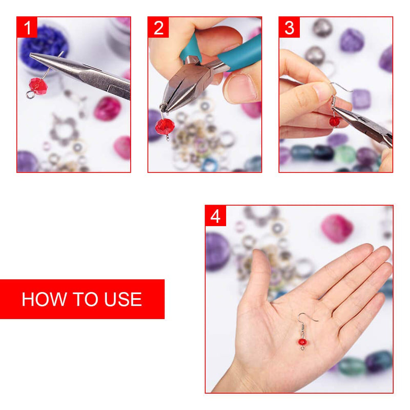 Anezus Jewelry Repair Kit with Jewelry Pliers, Jewelry Making Tools, Beading String and Jewelry Making Supplies for Jewelry Repair, Jewelry Making and Beading - NewNest Australia