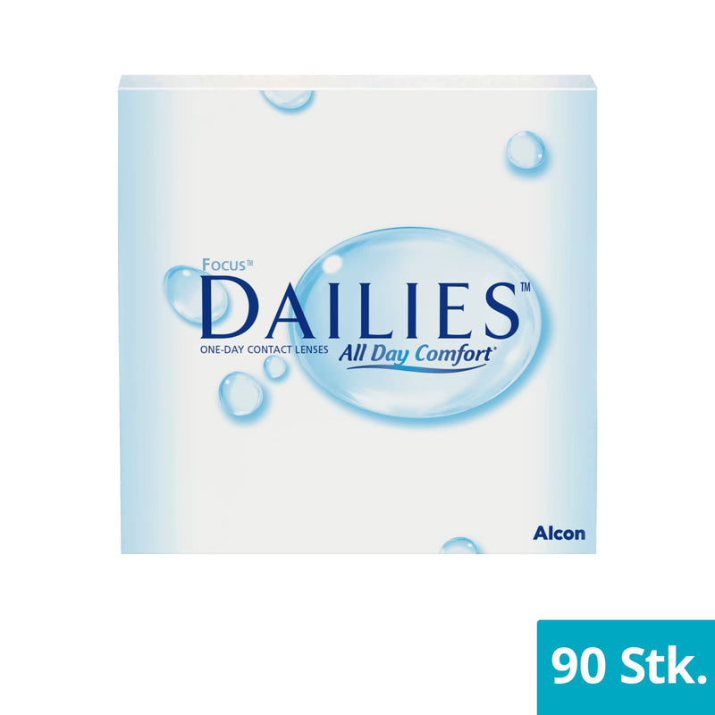 Dailies All Day Comfort daily lenses soft, 90 pieces, BC 8.6 mm, DIA 13.8 mm, -3.00 diopters -3.0 diopters 8.6 millimeters 13.8 millimeters - NewNest Australia