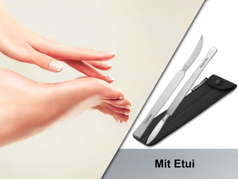 Callus Scraper Callus Remover Set Foot Care Instrument Cream Remover Blunt Curved + Straight Foot Care Cream Scraper Made Of Stainless Steel Pedicure Scraper For Gentle Removal Of Calluses - NewNest Australia