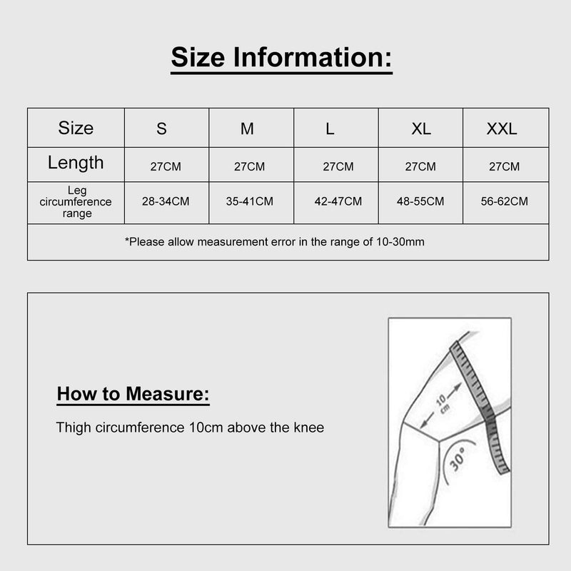 Layhou 1 X Adjustable Knee Support Knee C-Compression Sleeve Bandage Double Compression Band Breathable Design For Running Basketball Baseball Hiking Sports Activities - NewNest Australia