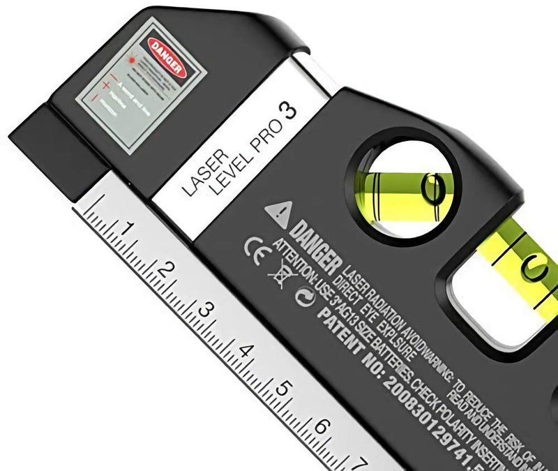 Laser level, Multipurpose Laser Tape Measure Line 8ft+ Tape Measure Ruler Adjusted Standard and Metric Rulers Update Batteries MICMI - NewNest Australia