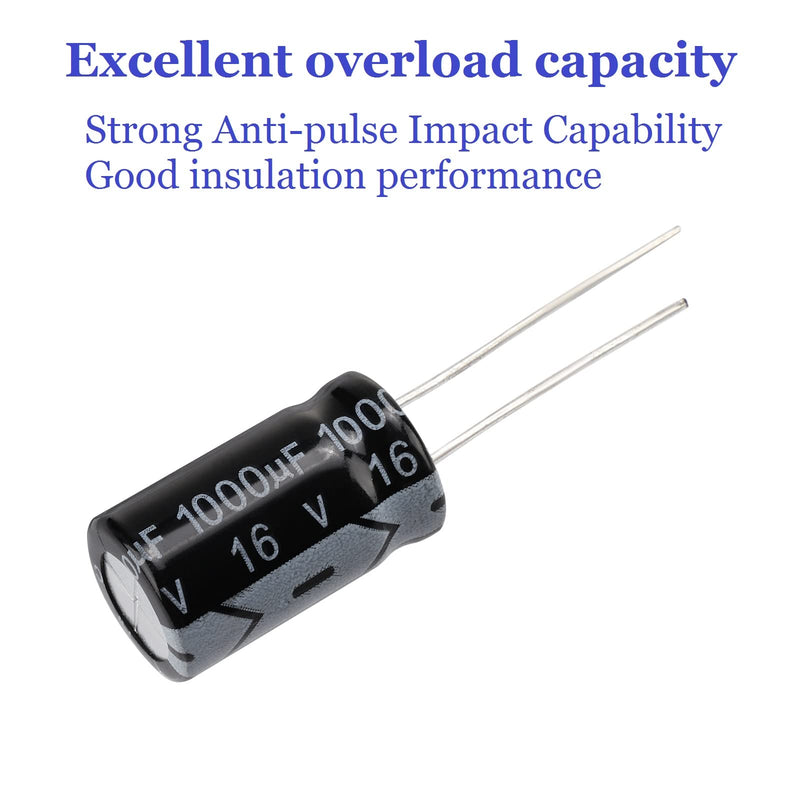 OCR 24Value 500pcs Electrolytic Capacitor Assortment Box Kit Range 0.1uF－1000uF - NewNest Australia