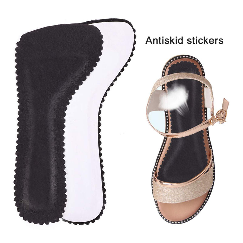 ULTNICE 1 Pair Non-Slip Shoe Pads Non-Slip Stickers High Heel Shoe Sole Protector Glue Sole Protector Grips (Black) Black 20 x 8.5 cm - NewNest Australia