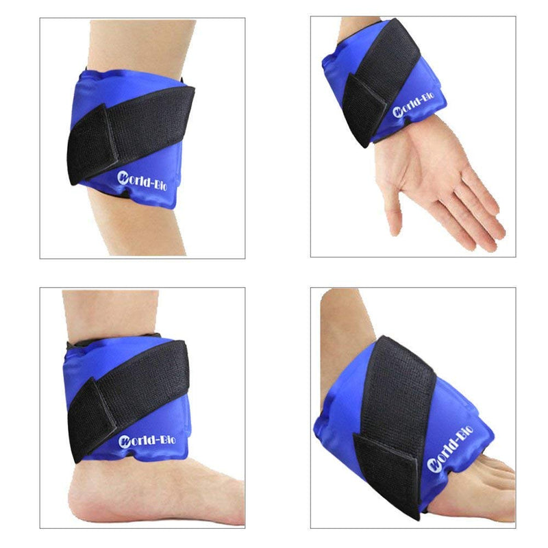 Reusable Ice Packs Gel Hot Cold Pack for Ankle, Foot, Wrist, Elbow, Head - Great for Plantar Fasciitis, Achilles Tendonitis, Headaches, Swelling, Sprains, Carpal Tunnel and More 9.4'' x 4.5'' 1 PCS - NewNest Australia